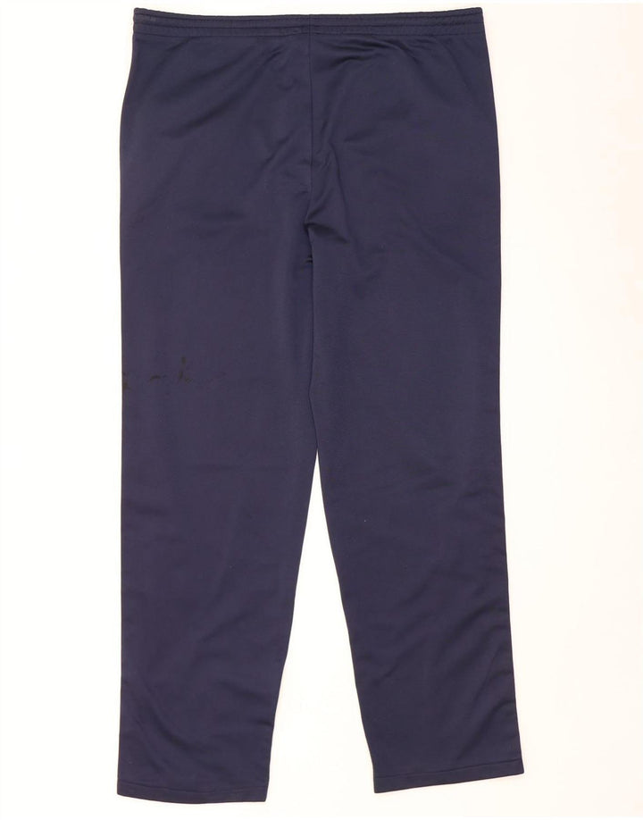 Pantaloni da tuta da uomo Fila in poliestere color block medio blu navy