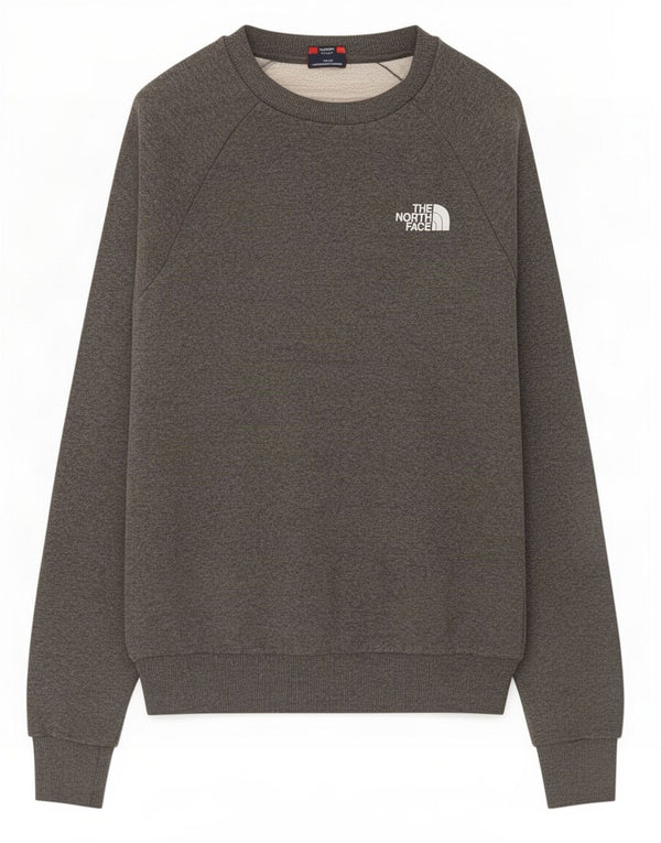 Felpa grafica da uomo The North Face Maglione piccolo cotone chiazzato grigio
