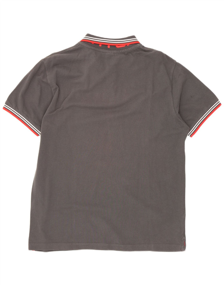 Polo da uomo North Sails grande in cotone grigio