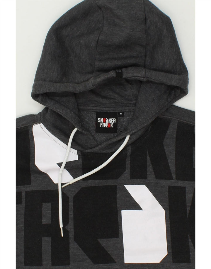 SNEAKER FREAK  Mens Graphic Hoodie Jumper Medium Grey Cotton Vintage Sneaker Freak and Second-Hand Sneaker Freak from Messina Hembry 