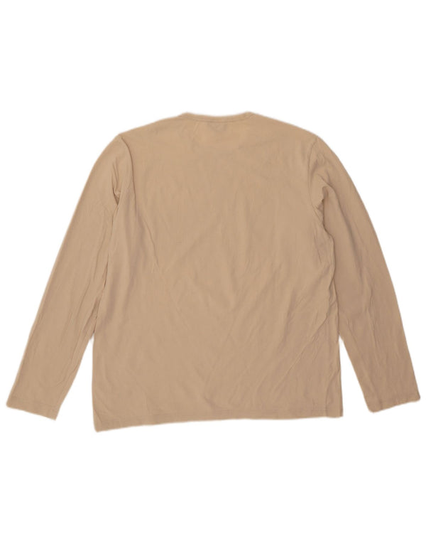 Calvin Klein Jeans Top da uomo a maniche lunghe XL Beige