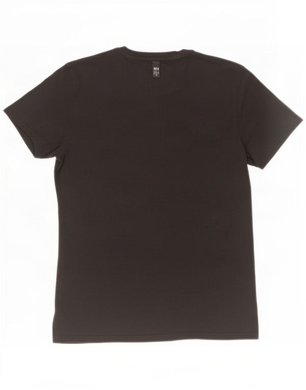 T-shirt da uomo Tommy Hilfiger Top piccola in cotone nero
