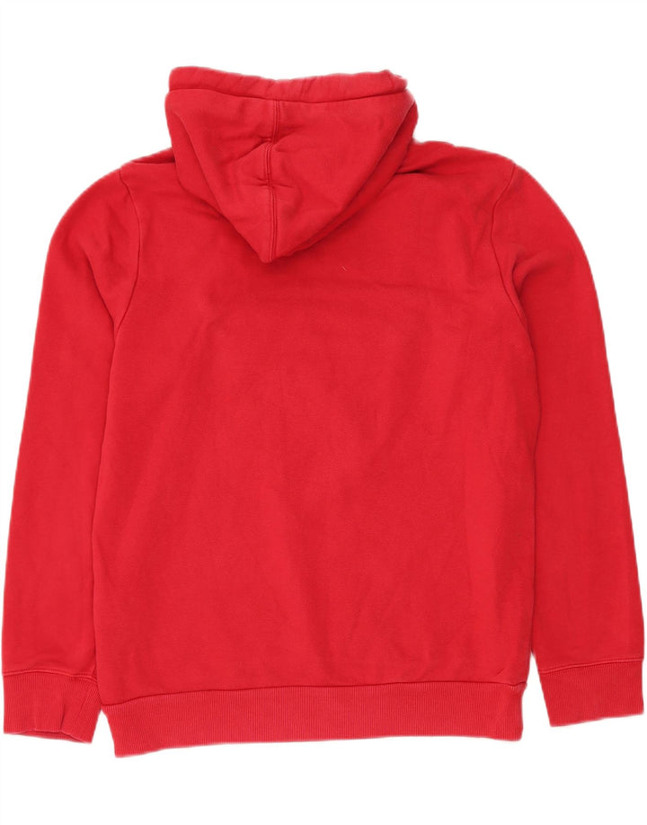 Maglione con cappuccio grafico da uomo NAPAPIJRI in cotone rosso medio
