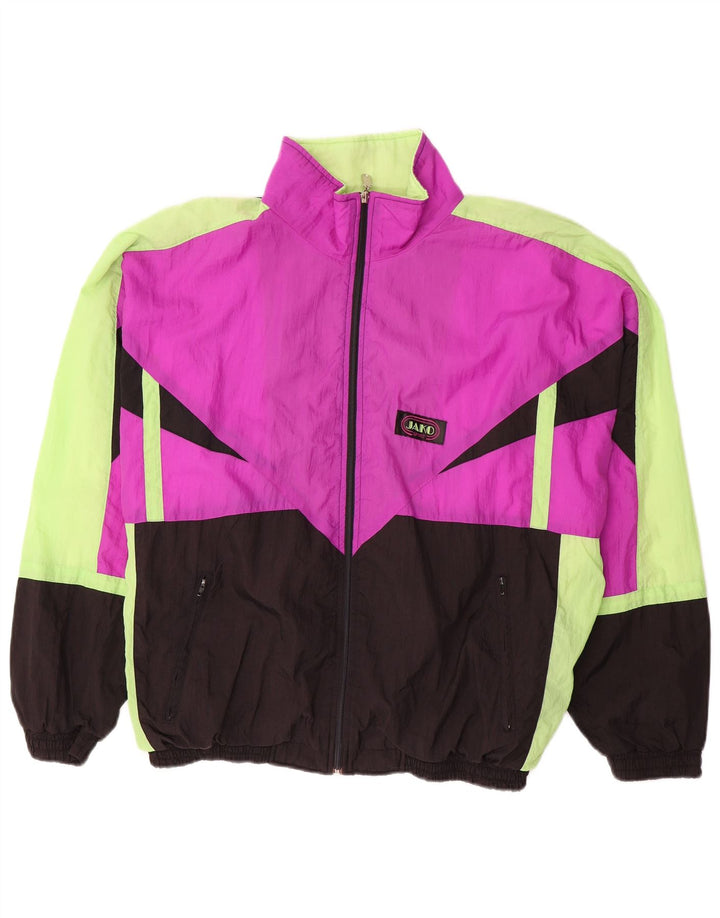 JAKO Mens Rain Jacket UK 42 XL Multicoloured Colourblock
