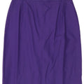 Gonna a tubino vintage da donna IT 44 media W28 acetato viola