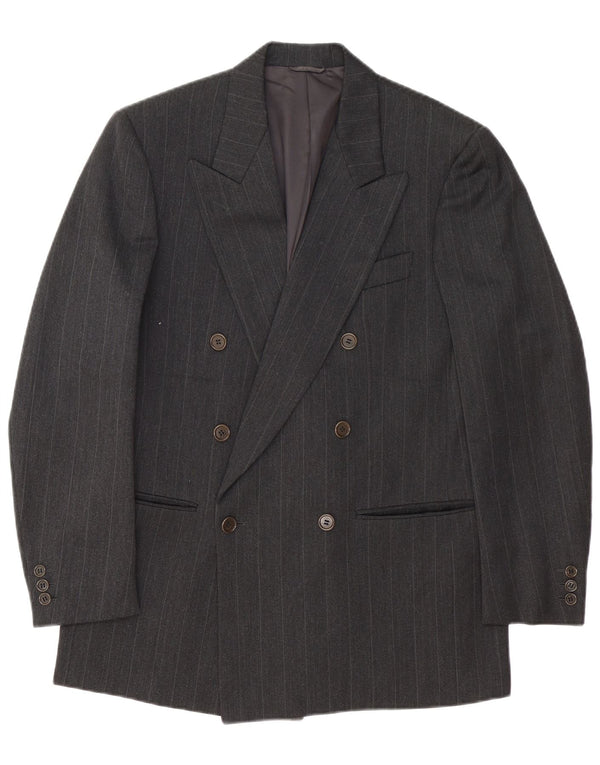 Giacca Blazer Doppiopetto Uomo Cerruti 1881 IT 48 Gessato Grigio Medio
