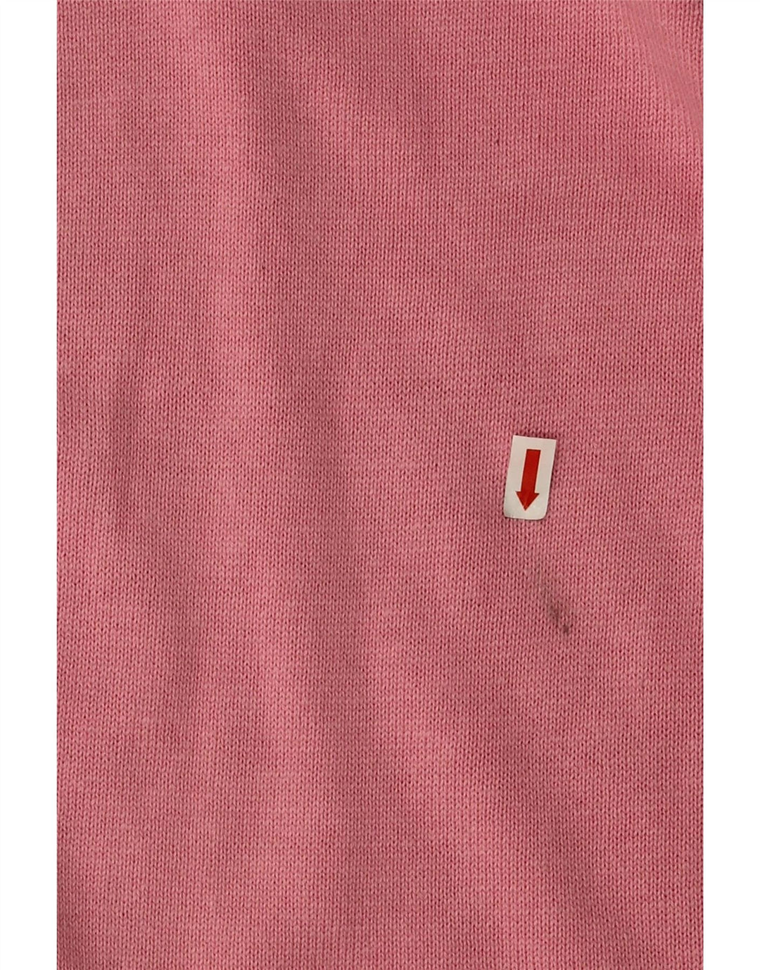 Maglione da uomo con scollo a V Marks & Spencer in cotone rosa medio