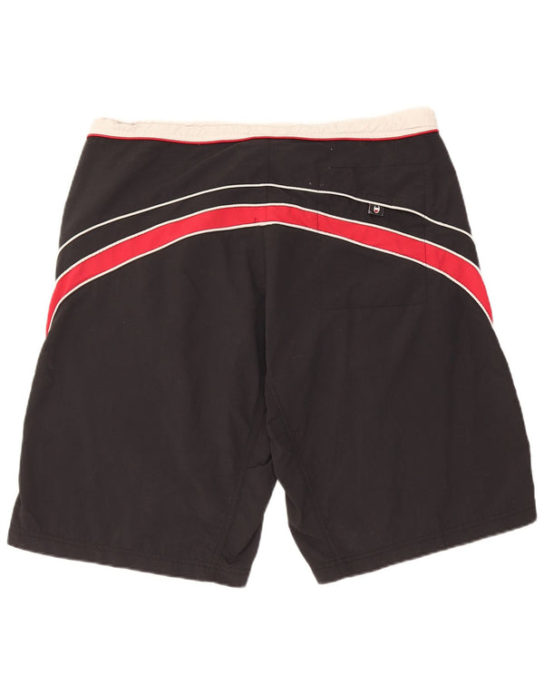 Pantaloncini da bagno grafici da uomo Champion XL Poliestere color block nero