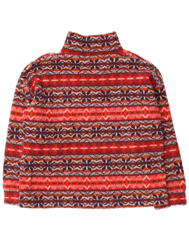 Maglione in pile da uomo vestibilità ampia American Eagle piccolo Fair Isle multicolore