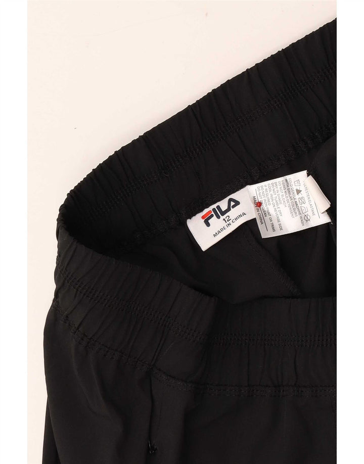 Pantaloni da tuta da donna Fila Joggers UK 12 Medium Nero Poliestere