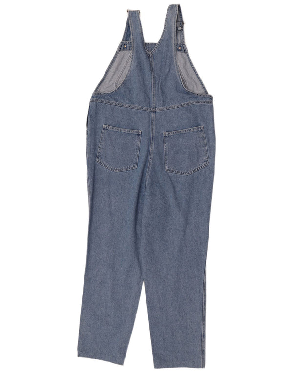 Salopette da donna vintage Jeans W36 L28 Cotone floreale blu