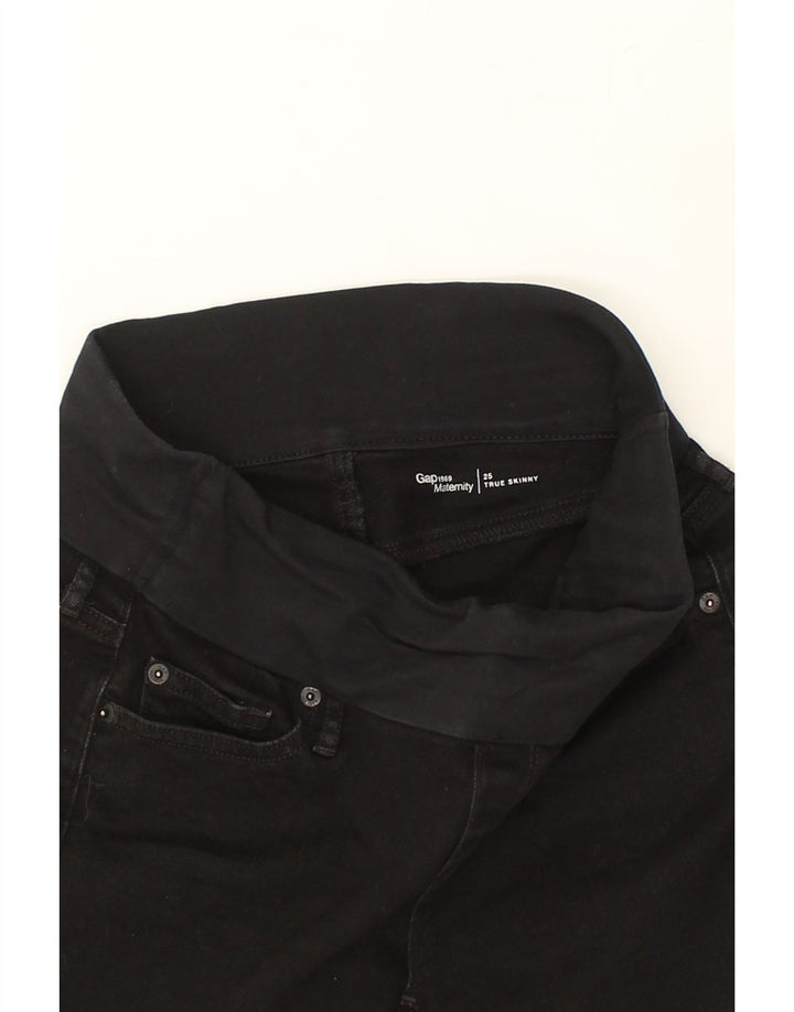 GAP Womens Skinny Jeans W25 L28  Black Cotton | Vintage Gap | Thrift | Second-Hand Gap | Used Clothing | Messina Hembry 