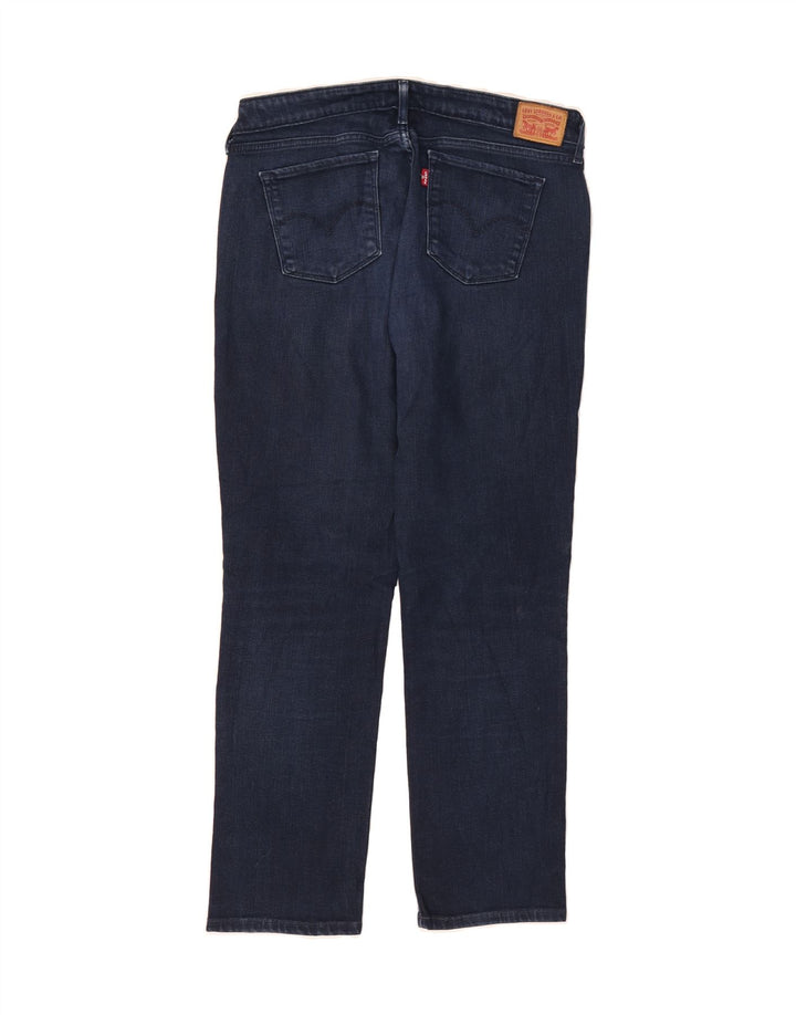 LEVI'S Womens 712 Slim Jeans W32 L27 Navy Blue Cotton Vintage Levi's and Second-Hand Levi's from Messina Hembry 