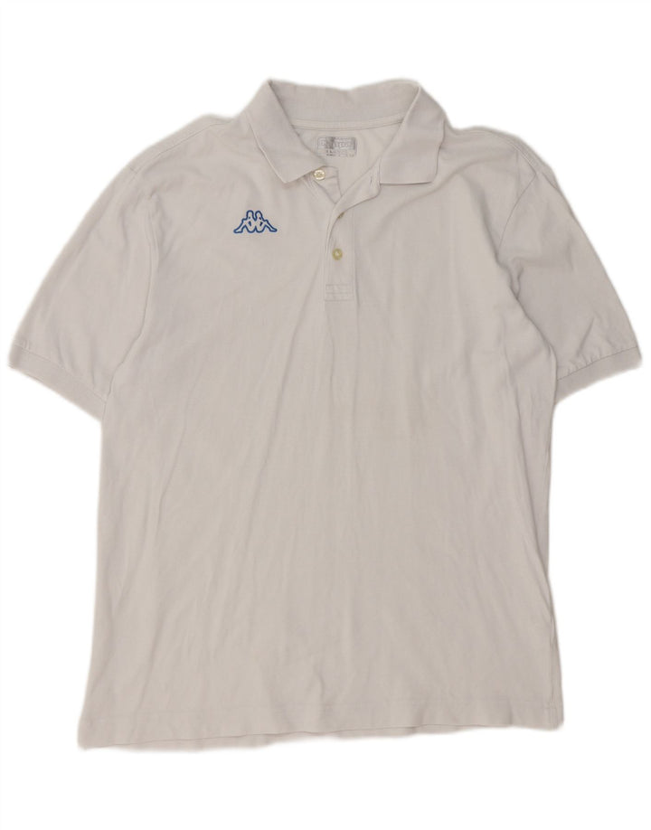 Polo Kappa Uomo XL Cotone Bianco