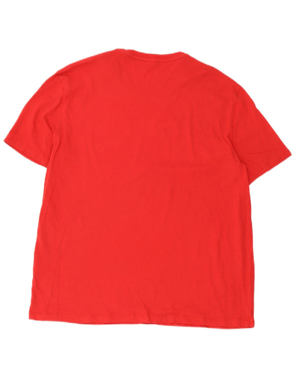 T-shirt grafica slim da uomo Armani Exchange Top 2XL cotone rosso