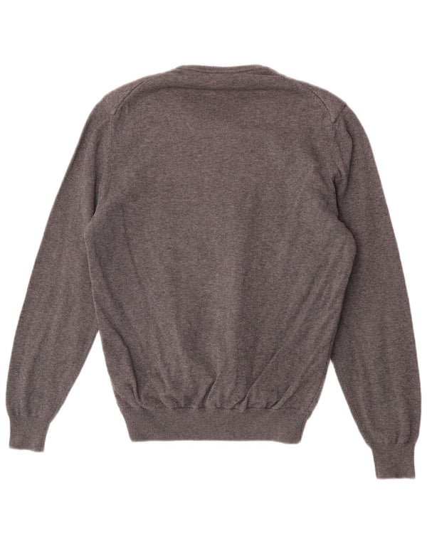 Maglione maglione girocollo da donna Massimo Dutti UK 14 Poliestere grigio medio