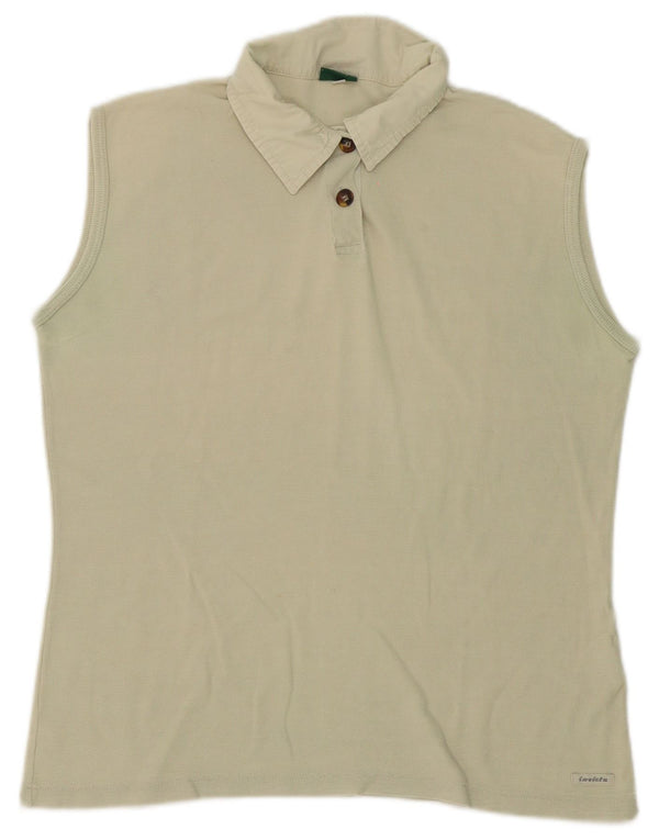 Polo senza maniche da donna Invicta UK 18 XL cotone verde