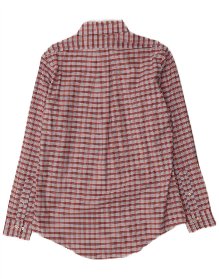 Camicia da uomo Brooks Brothers in cotone a quadri multicolore medio