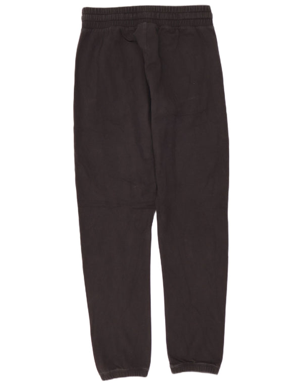 CHAMPION Pantaloni da tuta con grafica da donna Joggers UK 8 Small Cotone nero