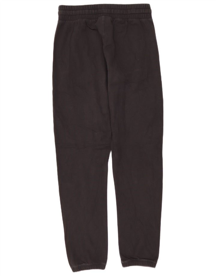 CHAMPION Pantaloni da tuta con grafica da donna Joggers UK 8 Small Cotone nero