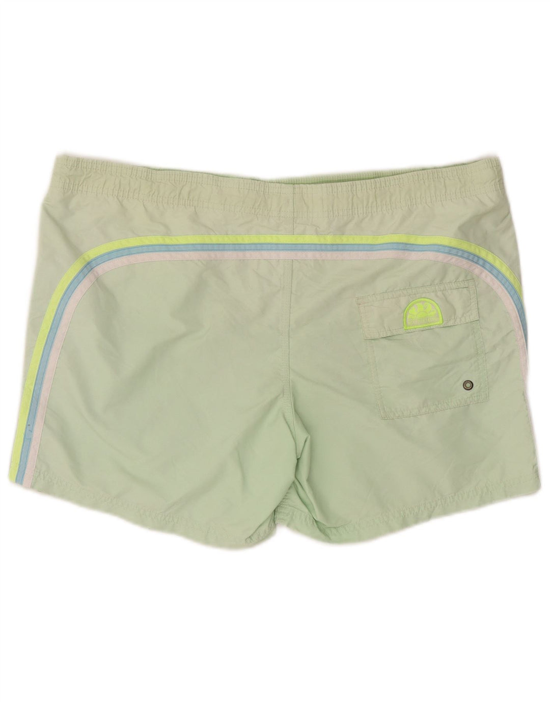 Pantaloncini da bagno da uomo Sundek XL in nylon verde