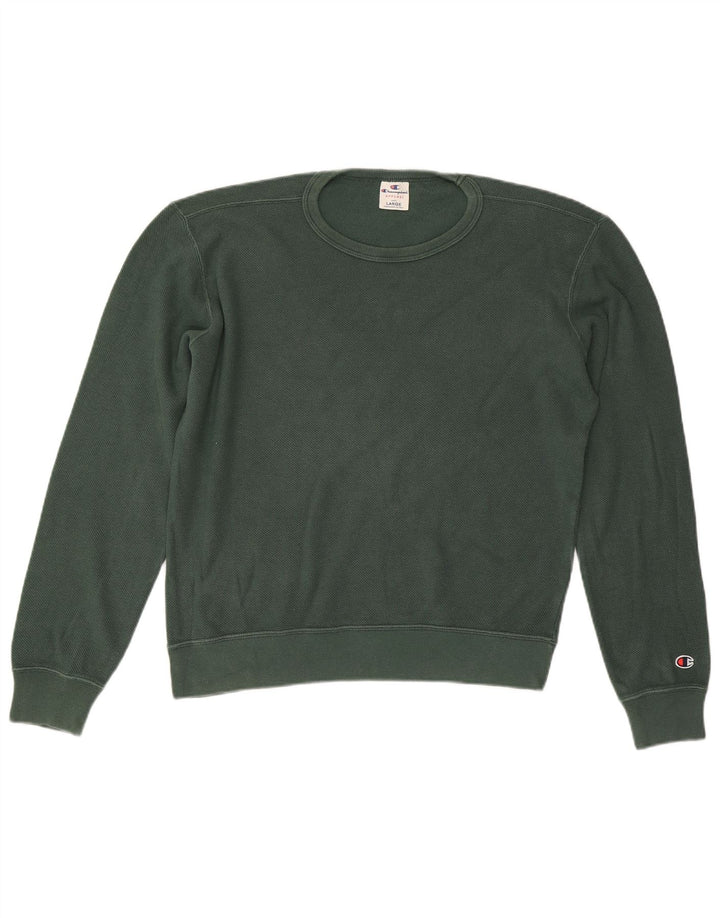 Felpa da uomo CHAMPION Maglione grande verde