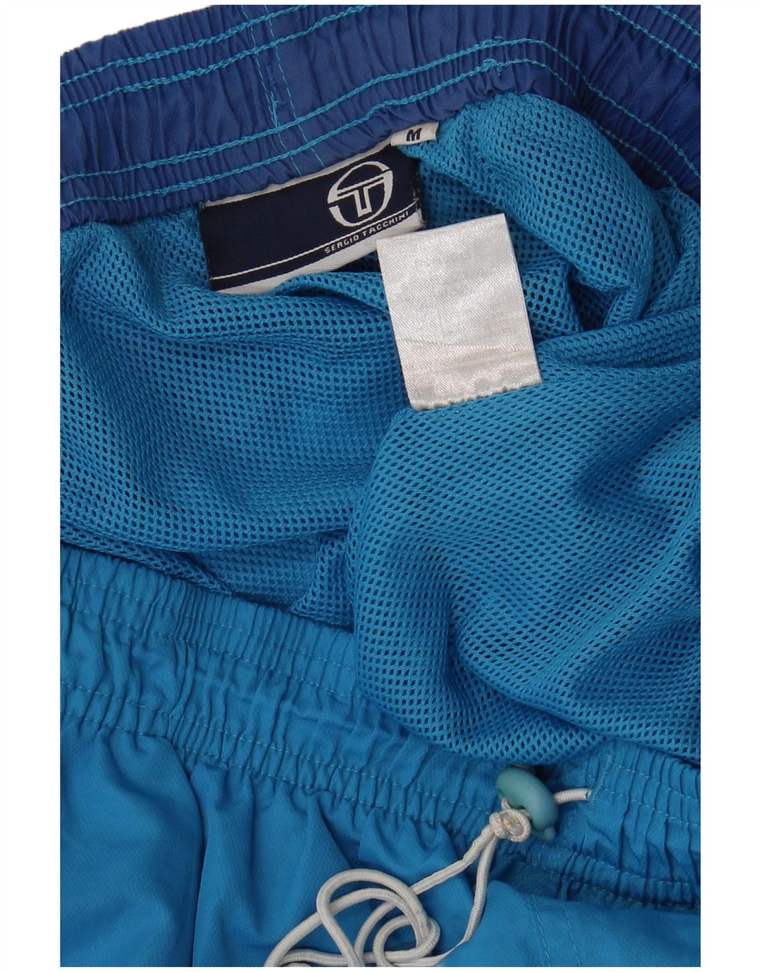 Pantaloncini sportivi da uomo Sergio Tacchini blu medio color block