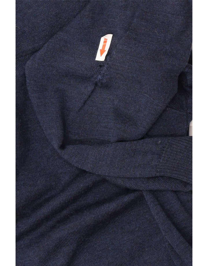 Maglione da uomo con scollo a V Amerigo Vespucci piccolo blu navy