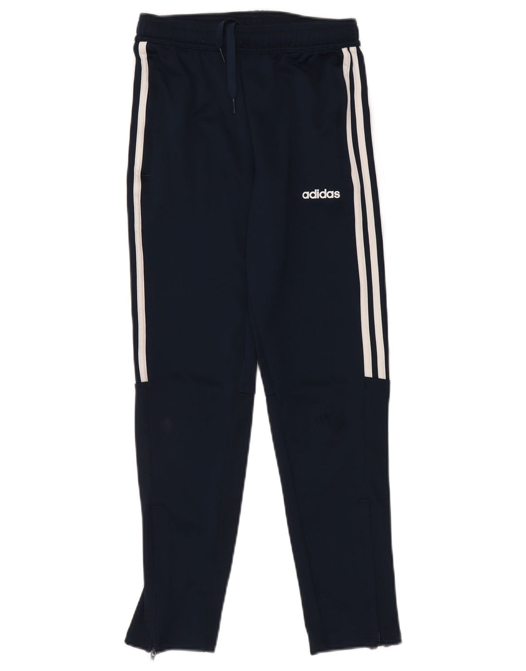 Pantaloni da tuta ADIDAS Aeroready da ragazzo 11-12 anni in poliestere blu navy