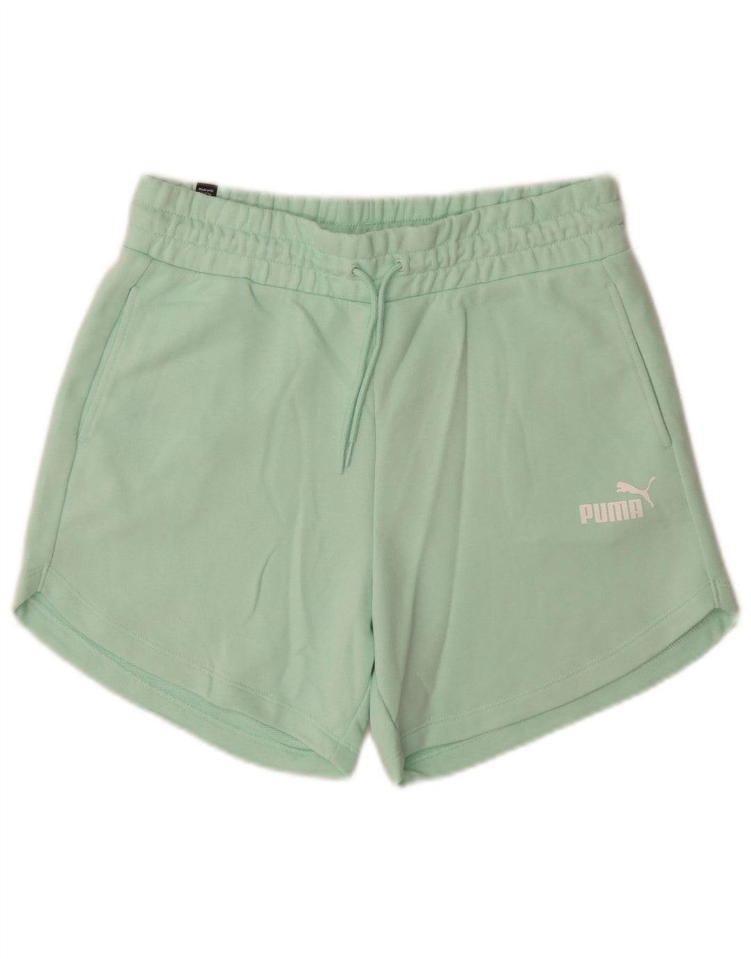 Pantaloncini sportivi da donna Puma UK 14 cotone verde medio