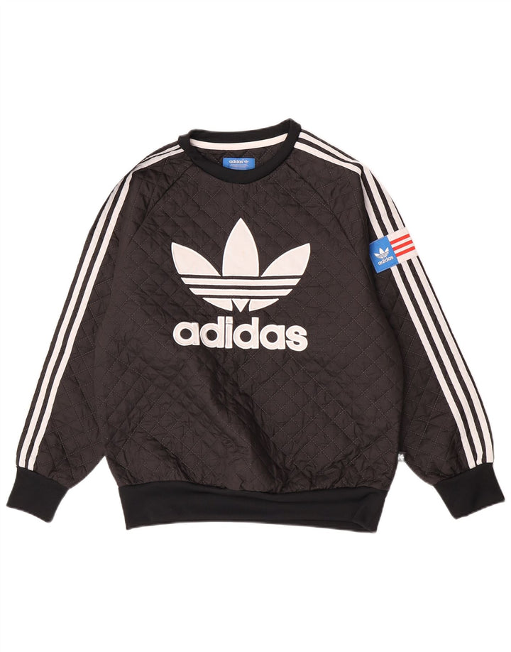 Felpa grafica Adidas Rita Ora da donna UK 10 piccola nera