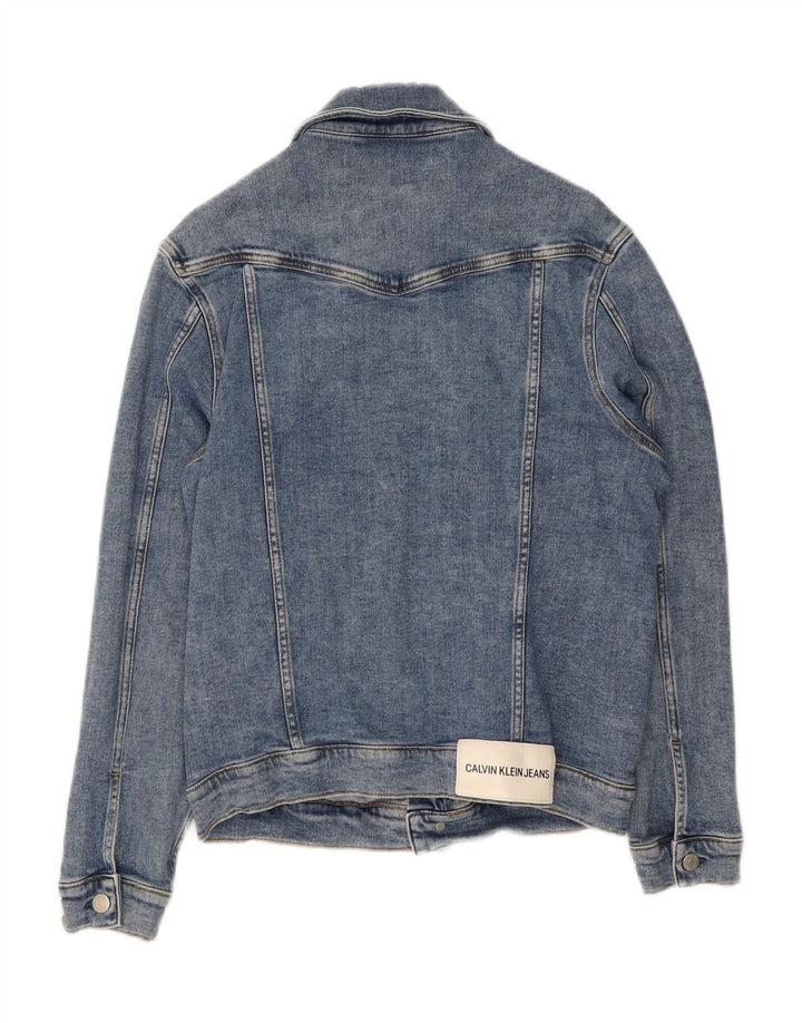CALVIN KLEIN JEANS Mens Denim Jacket UK 38 Medium Blue Cotton Vintage Calvin Klein Jeans and Second-Hand Calvin Klein Jeans from Messina Hembry 