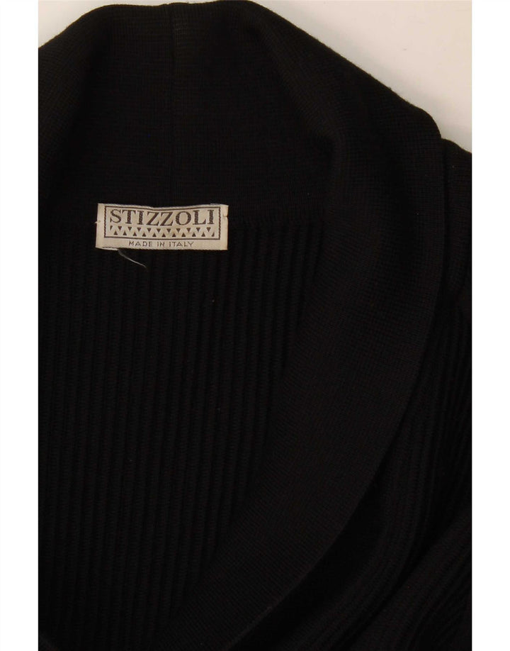 Cappotto doppiopetto da donna STIZZOLI UK 16 grande nero