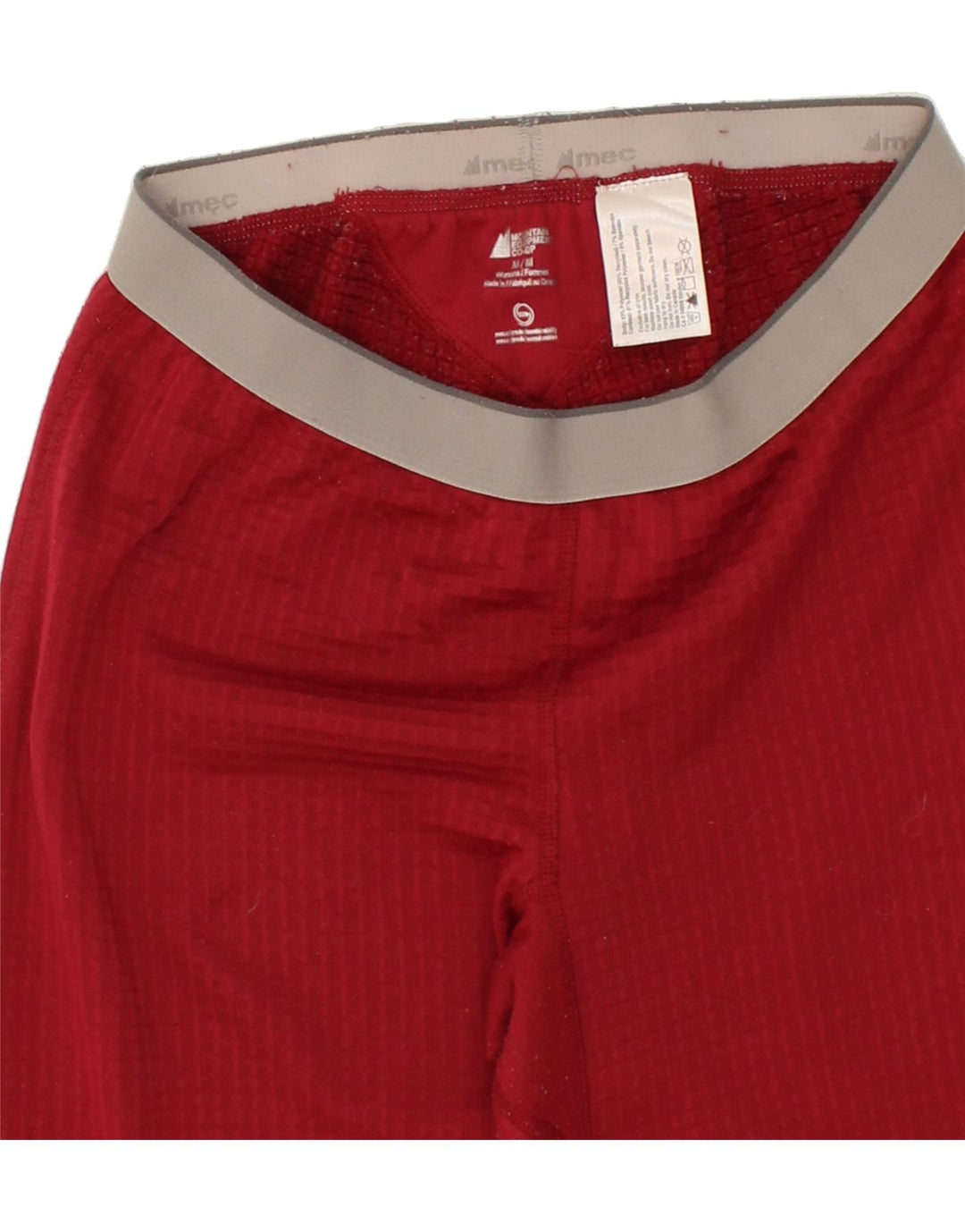 MOUNTAIN EQUIPMENT Womens Leggings UK 12 Medium Red Colourblock Polyester Vintage Mountain Equipment and Second-Hand Mountain Equipment from Messina Hembry 