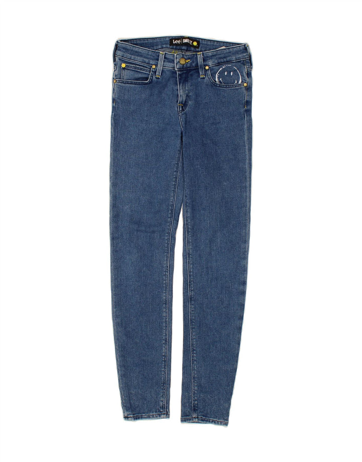 LEE Womens Smiley Skinny Jeans W26 L31 Blue Vintage Lee and Second-Hand Lee from Messina Hembry 