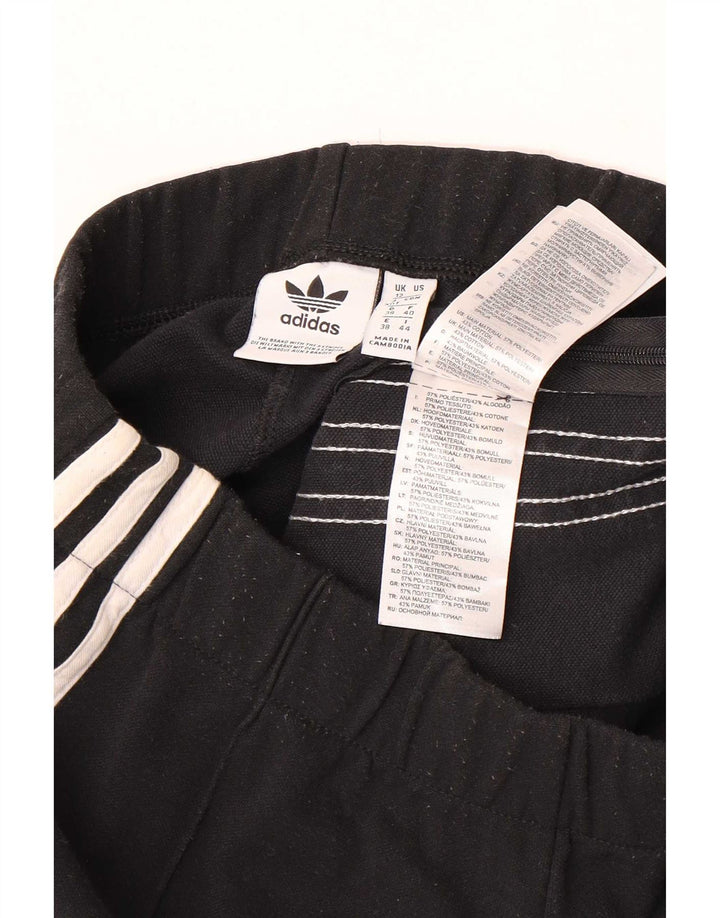 Pantaloni da tuta da donna Adidas Flare UK 12 Medium Nero Poliestere