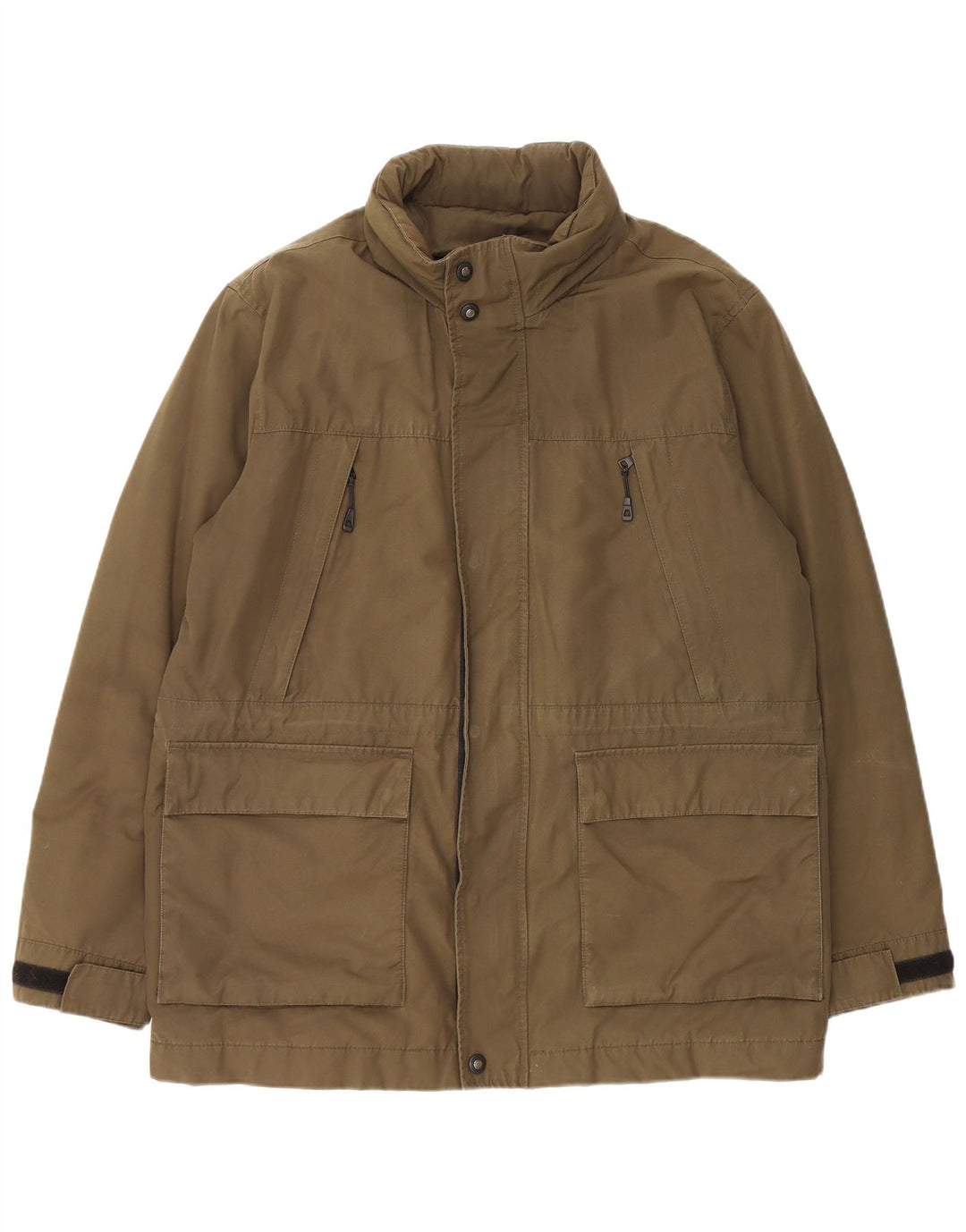 Giacca multiuso con cappuccio da uomo Marks & Spencer UK 42 XL Cachi