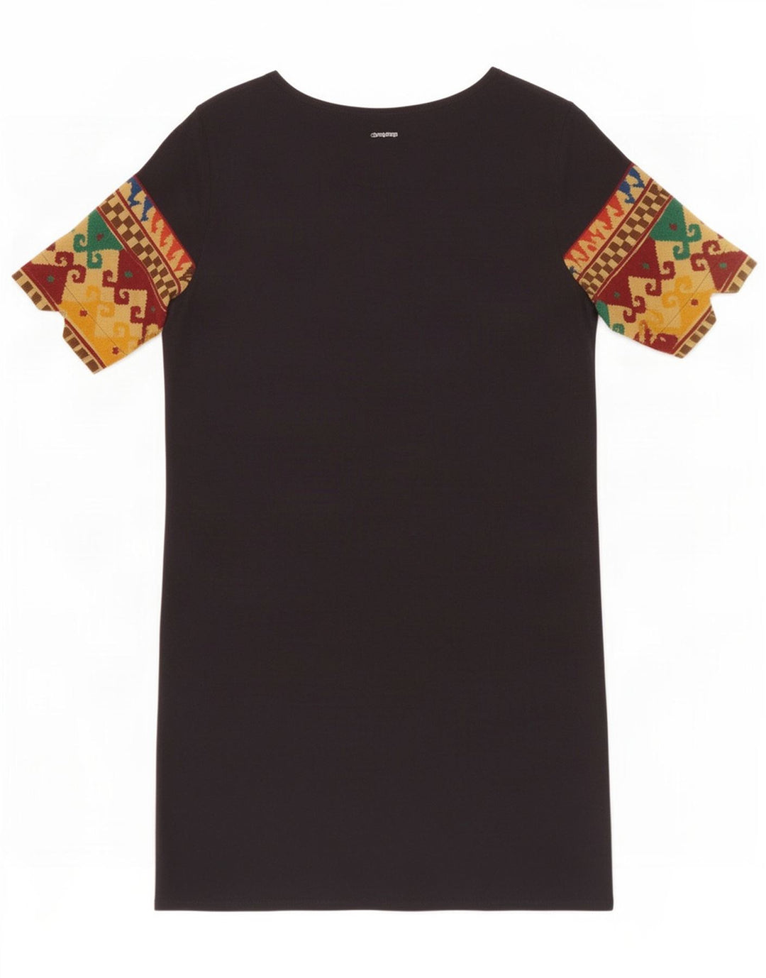 Abito a trapezio da donna Desigual EU 40 viscosa floreale nera media