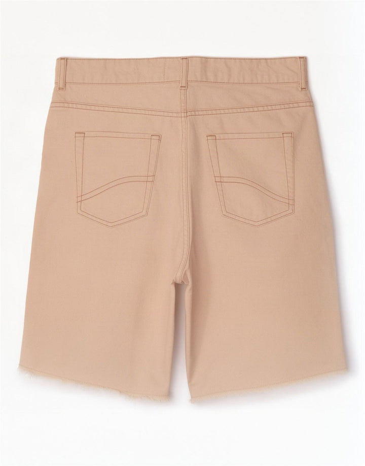 Pantaloncini di jeans Bermuda Fleet da donna Fat Face UK 12 medi W30 bianco sporco