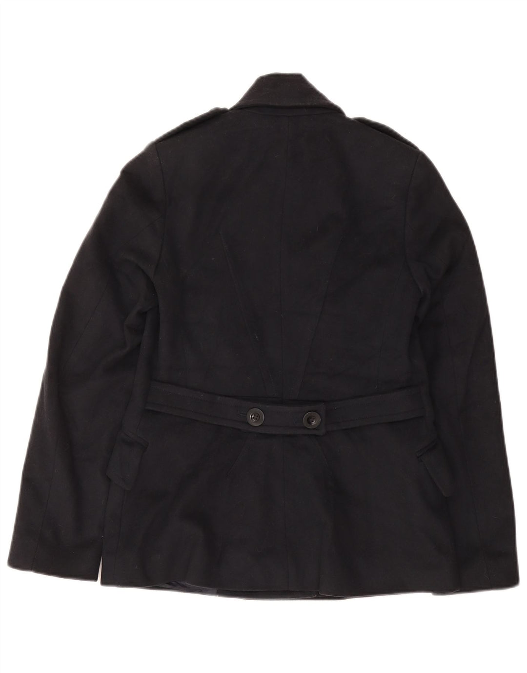 Cappotto da marinaio militare da donna Reiss UK 10 piccolo in lana blu navy