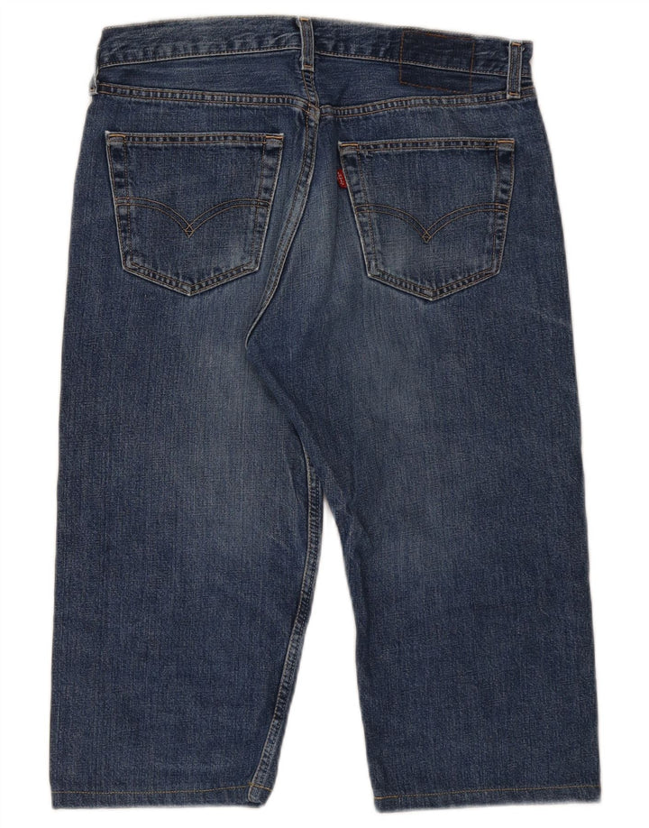 Jeans Capri da uomo Levi's taglia 34 W34 L17 cotone blu