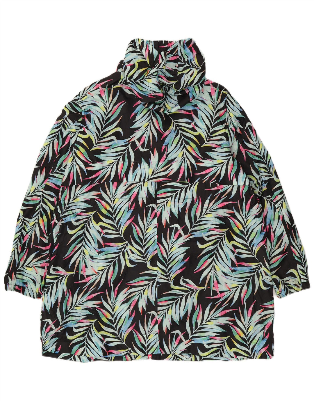 Impermeabile con cappuccio da donna Marks & Spencer UK 18 XL floreale multicolore
