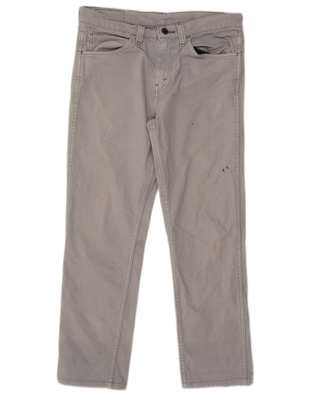 Levi's Uomo 511 Slim Jeans W32 L27 Cotone Grigio