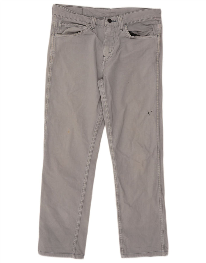 Levi's Uomo 511 Slim Jeans W32 L27 Cotone Grigio