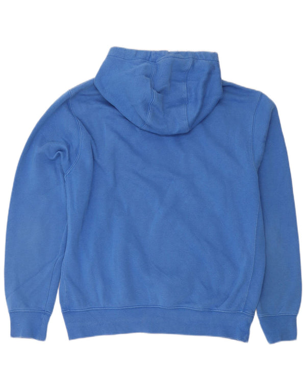 Felpa con cappuccio da uomo Nike in cotone blu medio