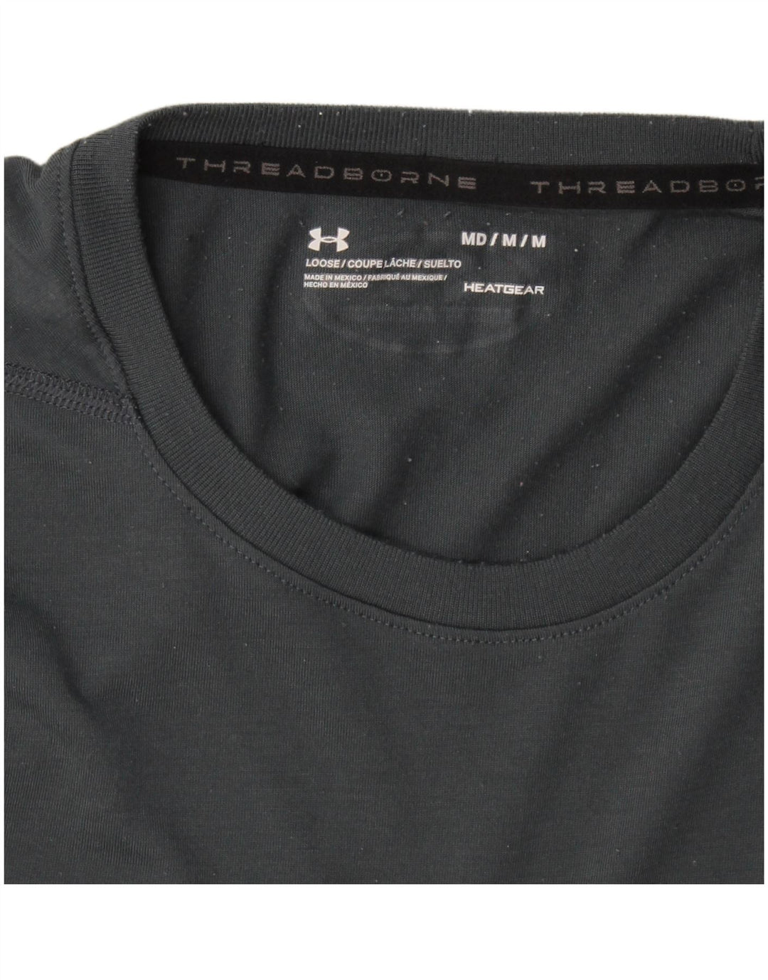 Maglietta grafica da uomo Under Armour Heat Gear Top grigio medio