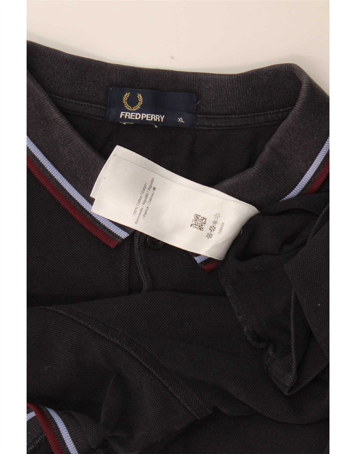 Polo da uomo Fred Perry XL a righe blu navy