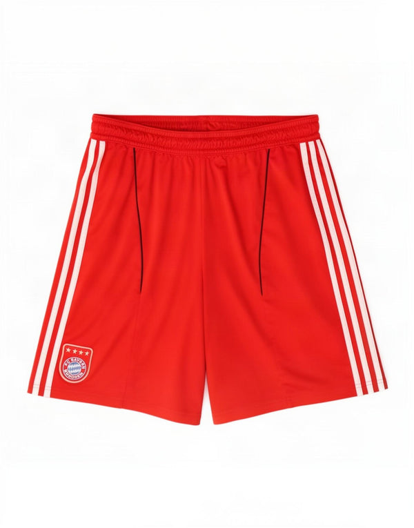 Pantaloncini sportivi Adidas da uomo FC Bayern Munchen XL rosso in poliestere color block