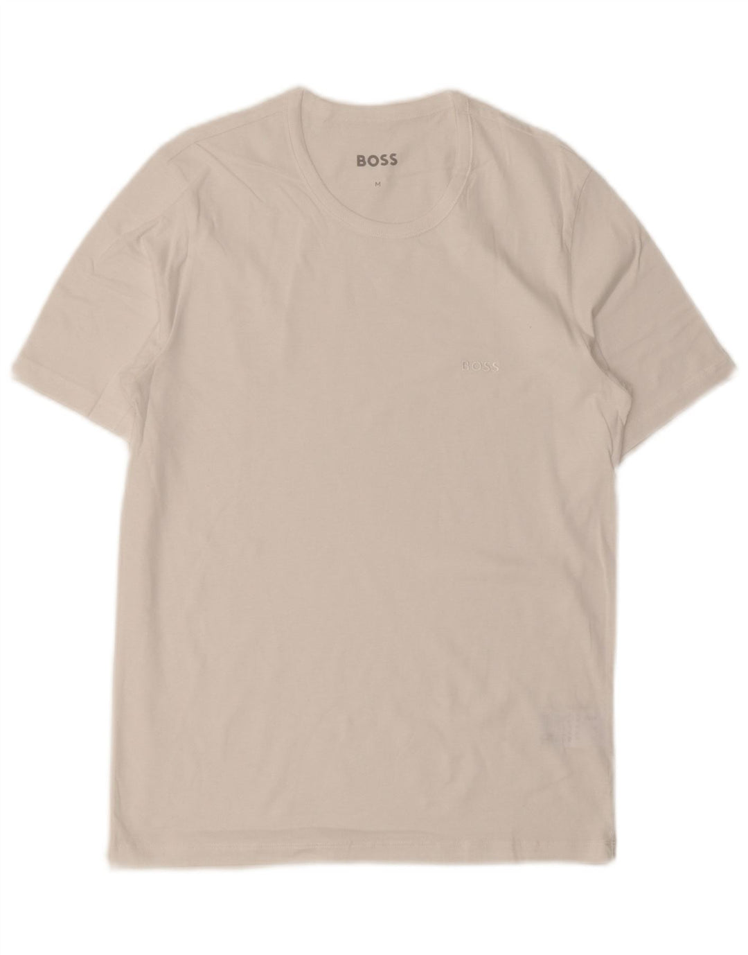 T-shirt da uomo HUGO BOSS Top in cotone bianco medio