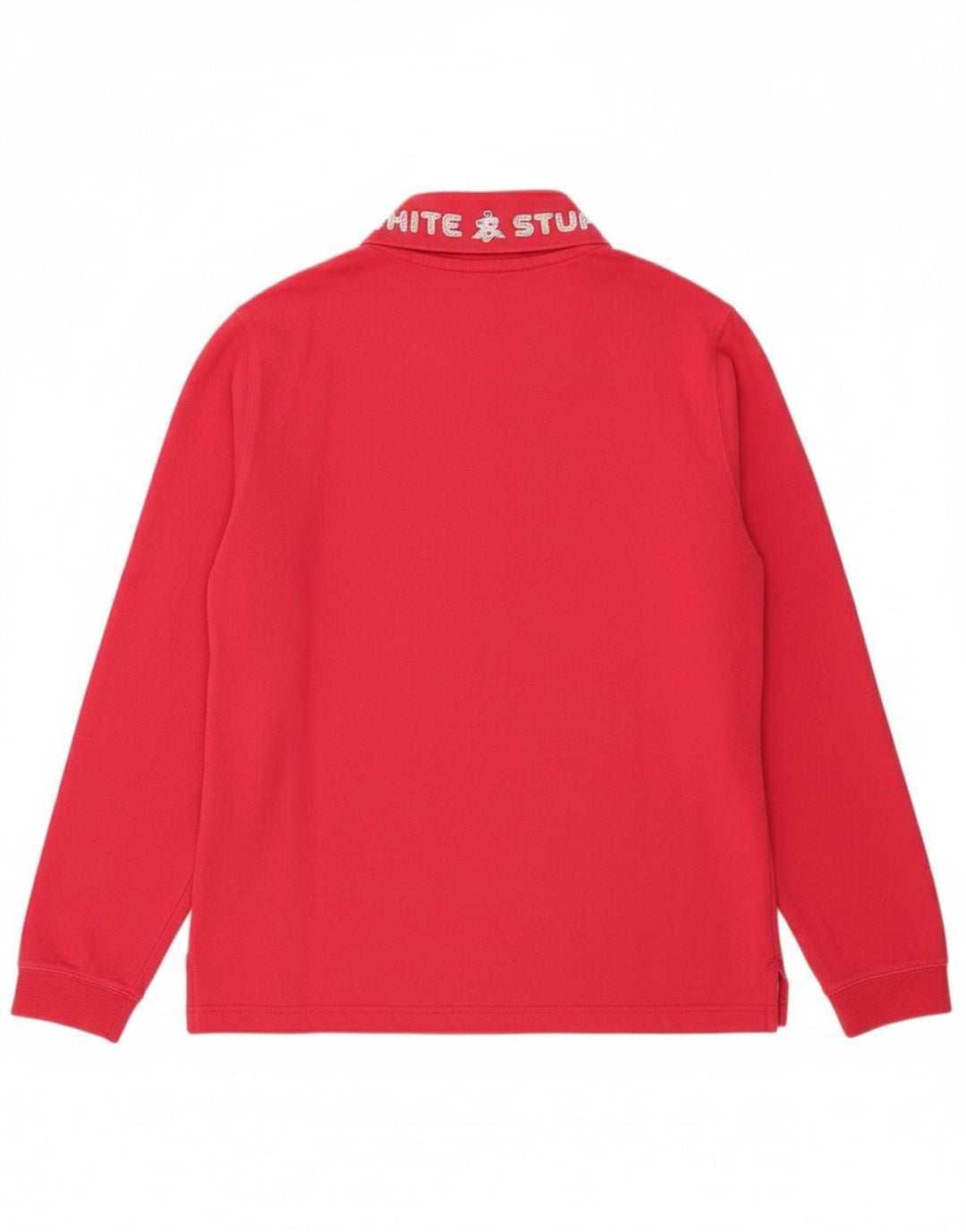 Felpa da donna con collo con zip White Stuff, maglione UK 12, cotone rosa medio